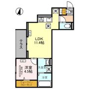 （仮）D-ROOM南越谷4丁目PJの間取り画像