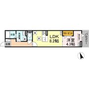 グラナーデ東伊興の間取り画像