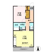 アミティエ三輪の間取り画像