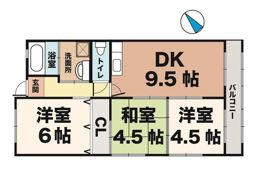 グリーンハイツ松本の間取り画像