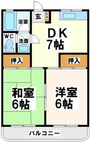 Kanon立川西の間取り画像