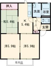 セントラル ハイツBの間取り画像