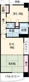 朝日プラザ野里の間取り画像
