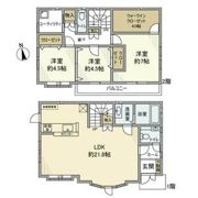 高野戸建の間取り画像