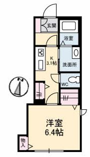 カーサ・ルナブルーの間取り画像