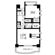 アンソレイエ勝川の間取り画像