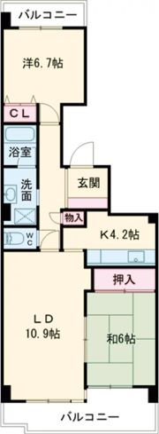 パストラルハイム駅南の間取り画像