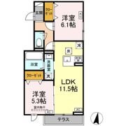 (仮)D-ROOM柏木二丁目の間取り画像