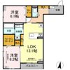 D-ROOM柏木2丁目の間取り画像