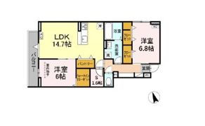 グラナーデ東伊興の間取り画像