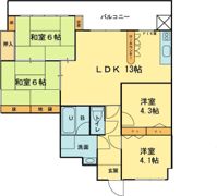 ジョイフルマンションの間取り画像
