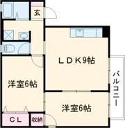 セジュール静の間取り画像