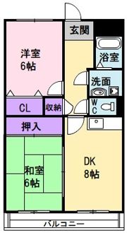 マンションウメノの間取り画像