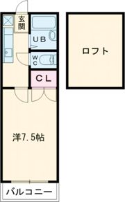 レッドハウス福益 Aの間取り画像