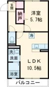 ハイム瀧Cの間取り画像