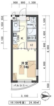 ラフォーレ椌木の間取り画像