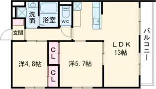 ティグリスWESTの間取り画像