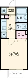 パセオ西之町の間取り画像