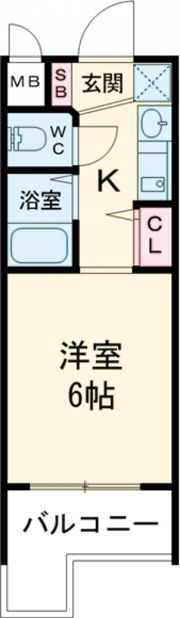 エステムコート神戸ハーバーランド前IIIコスタリティの間取り画像