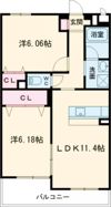 浜町テラスの間取り画像