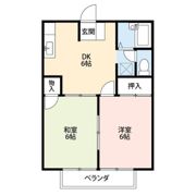 サンハイツ福寿の間取り画像
