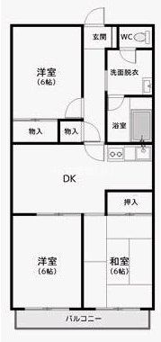 サンパレスの間取り画像