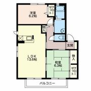 シャーメゾン枇杷坂 Bの間取り画像