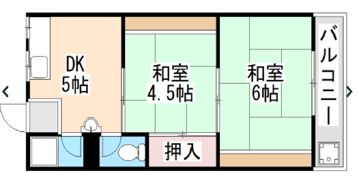 光栄ハイツの間取り画像