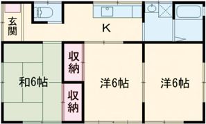 岩井崎 G棟の間取り画像