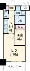コンダクトレジデンスJINNOHARUの間取り画像