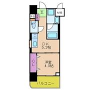 エレガントレジデンス中之島の間取り画像