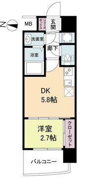 セレニテ東三国ミラクの間取り画像
