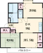 ベルフラワーハイツⅡの間取り画像