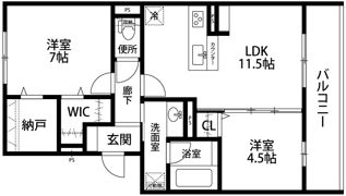 ティグリスの間取り画像