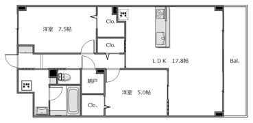 京都六三館の間取り画像