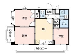 リバティーハイツ橋本の間取り画像