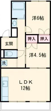マンションアリスAの間取り画像