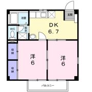 サンハウスAの間取り画像