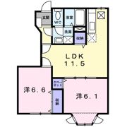グランドハイツ南館の間取り画像