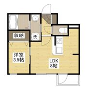 月光江波本町 さくらの間取り画像
