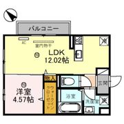 リバーハイツ唐崎の間取り画像