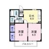 メイプル．ウエストの間取り画像