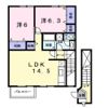 ドゥー ベルジュ Aの間取り画像
