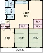 ローレルハイツ加古川 5号棟528号の間取り画像