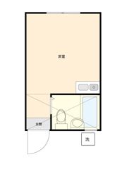 シャトー河辺の間取り画像