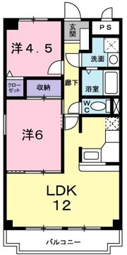 サニータウン2の間取り画像