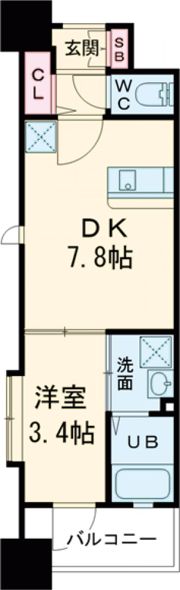 ギャラン竪町Neoの間取り画像