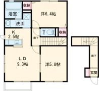 ソレイユ Ⅱの間取り画像