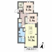 シェーナーヴァルト錦町の間取り画像