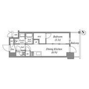 エステムコート名古屋新栄Ⅴラポールの間取り画像